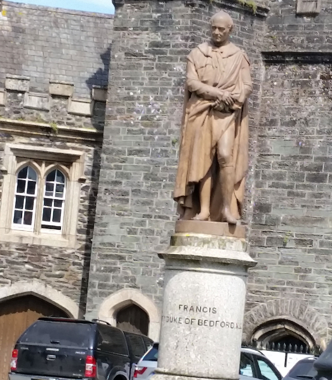 Statue Tavistock Devon 